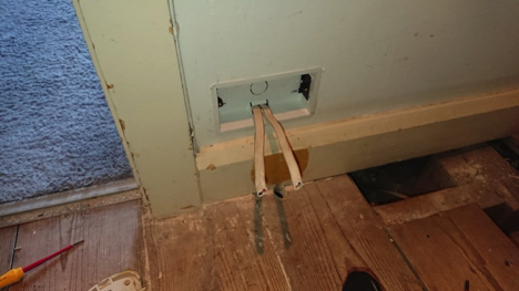 Ring Cables in back box